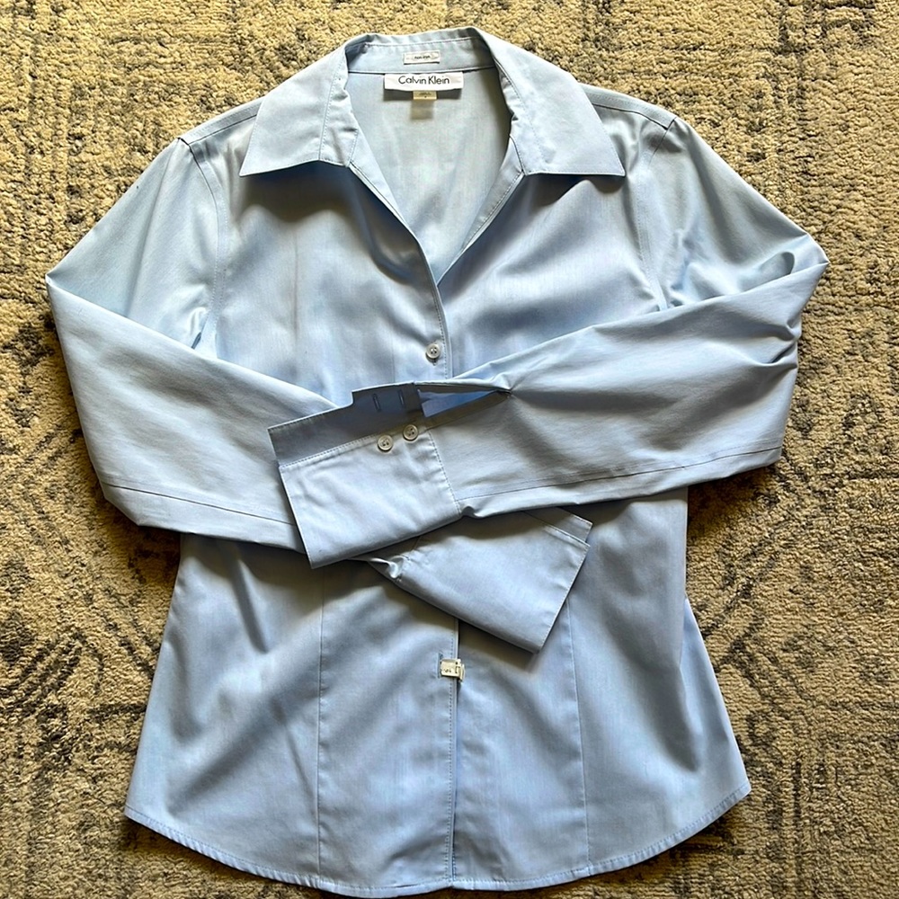 Calvin Klein Blue Button Down